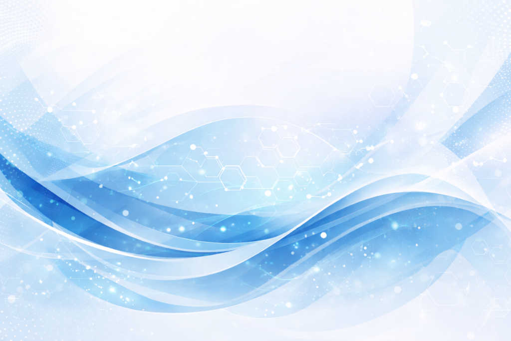 Abstraktes Blaues Bild was etwas wie Wellen darstellt