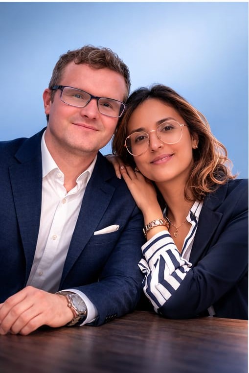 Bild von Thomas und Ikram zusammen